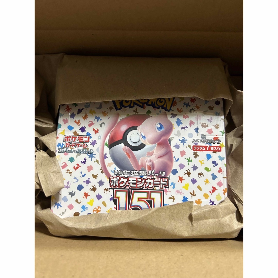 ポケモン(ポケモン)のポケモンカードゲーム 151　1BOX　ポケセン産　シュリンク付 エンタメ/ホビーのトレーディングカード(Box/デッキ/パック)の商品写真