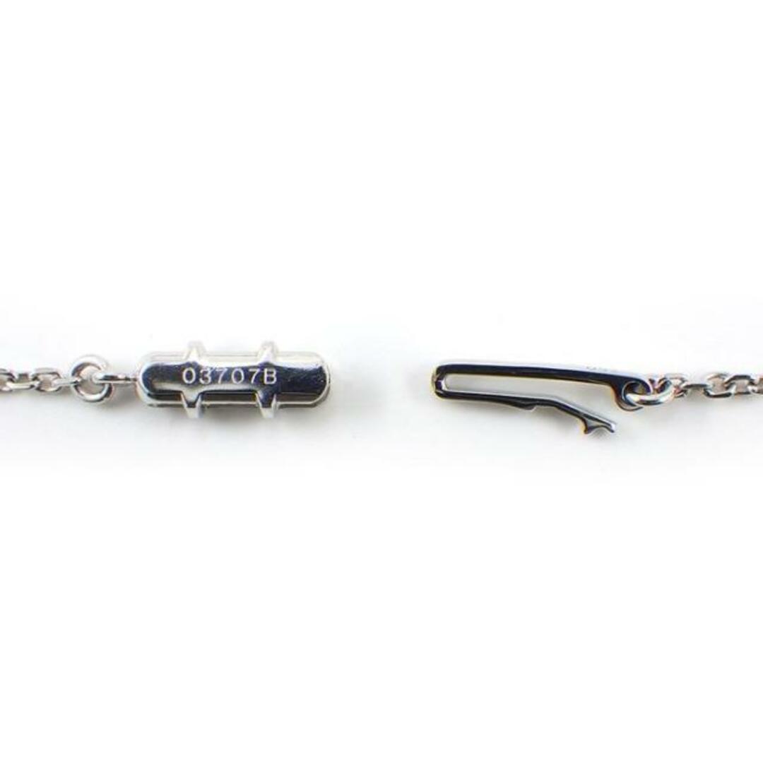 カルティエ Cartier ネックレス バー ラウンド モチーフ パヴェ ダイヤモンド 約0.45ct / 約 0.05ct PT950 K18WG