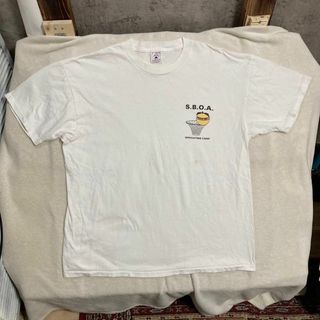 メイドインユーエスエー(MADE IN USA)のKZZ DELTA ビンテージ 90s USA製 ピーチベルト　バスケ　Tシャツ(Tシャツ/カットソー(半袖/袖なし))