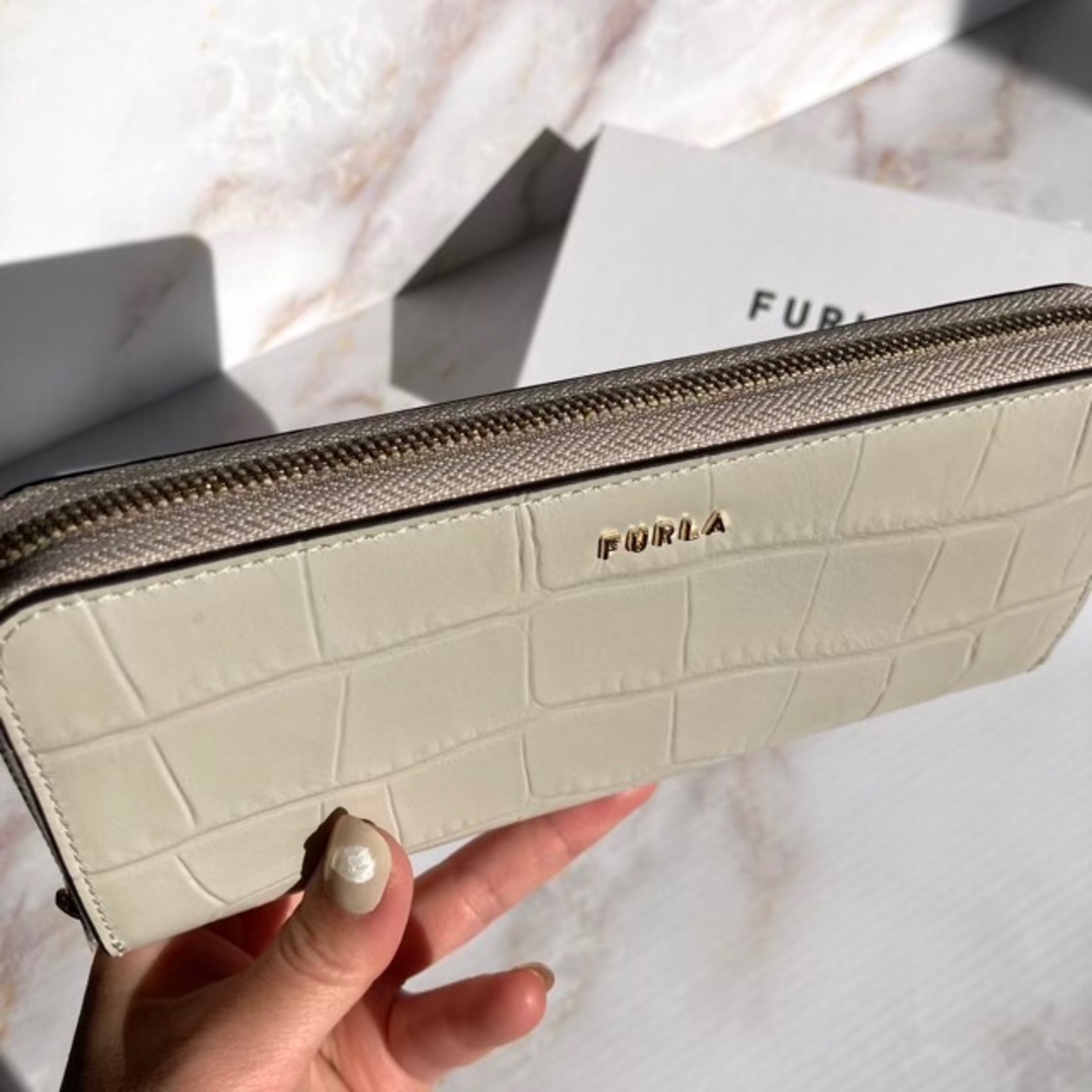 在庫国産 Furla - フルラ 新品 長財布 ラウンドファスナー