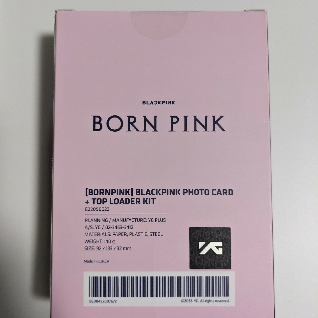 BLACKPINK　BORNPINK PHOTO CARD +TOP LOAD 2