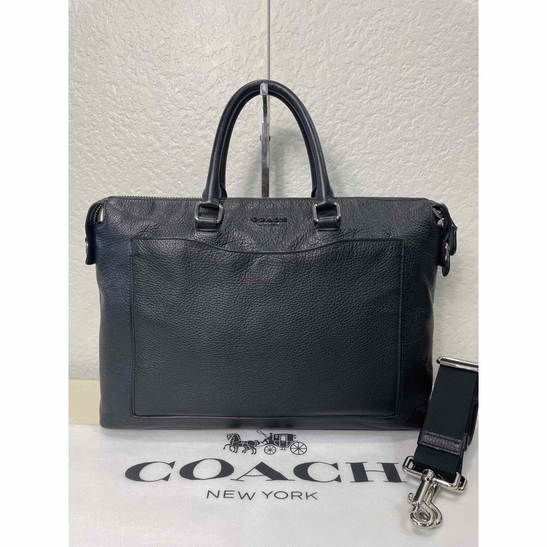 【美品】COACH コーチ　メンテ済み　ビジネス　バッグ　2way レザー　54