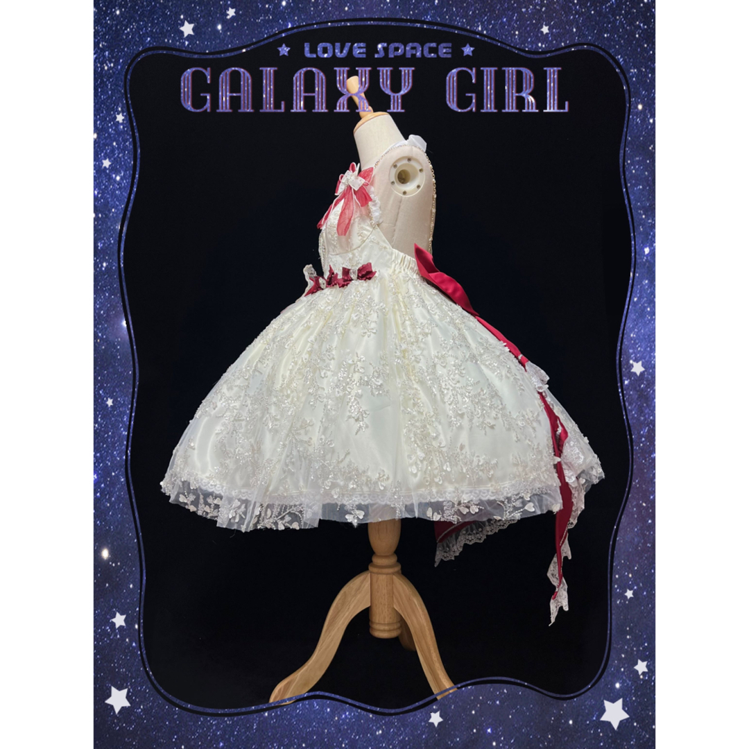 BABY,THE STARS SHINE BRIGHT(ベイビーザスターズシャインブライト)の神鈴の雪　ドレスフルセット　姫ロリ　しゅくれどーる　ロリィタ　ロリータ レディースのフォーマル/ドレス(ミニドレス)の商品写真