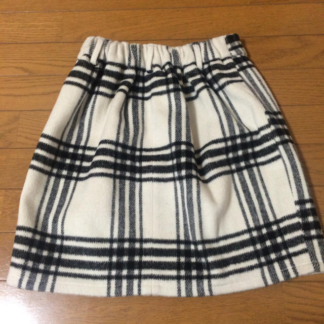 GRL(グレイル)のさくら様専用♡美品♡膝丈スカート♡チェック♡ホワイト♡グレイル レディースのスカート(ひざ丈スカート)の商品写真