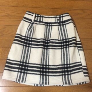 グレイル(GRL)のさくら様専用♡美品♡膝丈スカート♡チェック♡ホワイト♡グレイル(ひざ丈スカート)