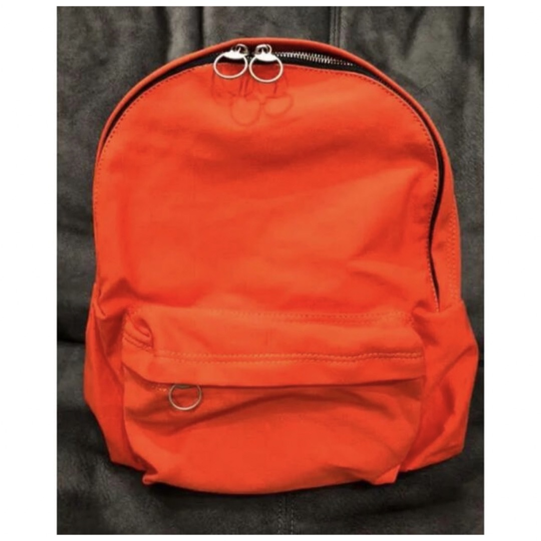 1344 新品 SAC 撥水キャンバス リュック レッド ナップサック バッグ