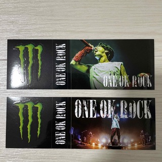 ワンオクロック(ONE OK ROCK)のONE OK ROCK Monster energy ステッカー(限定品)(ポップス/ロック(邦楽))