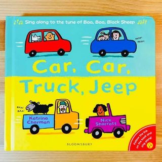 英語絵本Car car truck jeep 洋書 車 トラック ジープ(洋書)