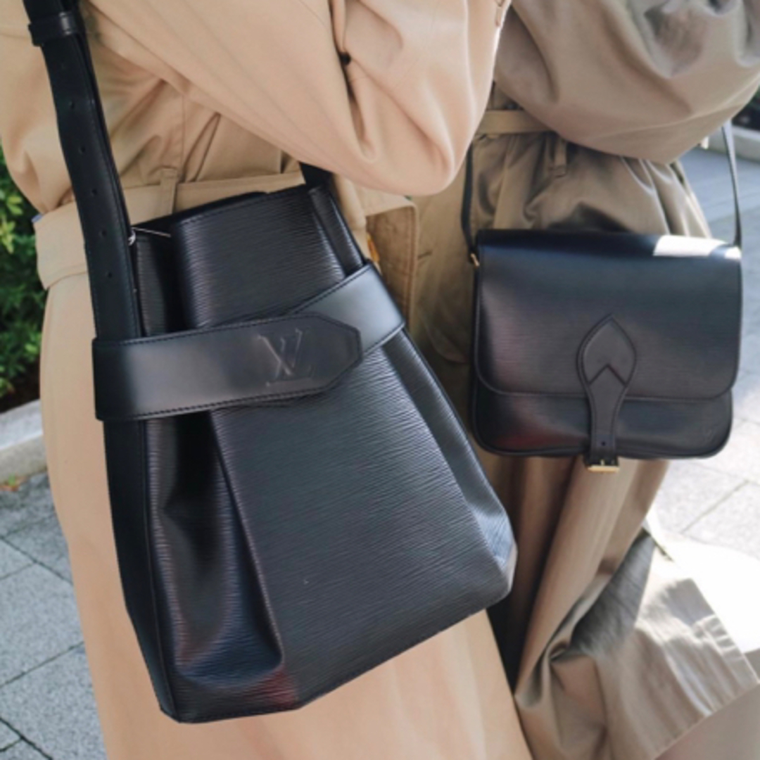 一部予約販売】 LOUIS VUITTON◇サック・デポール_エピ_BLK/レザー/BLK