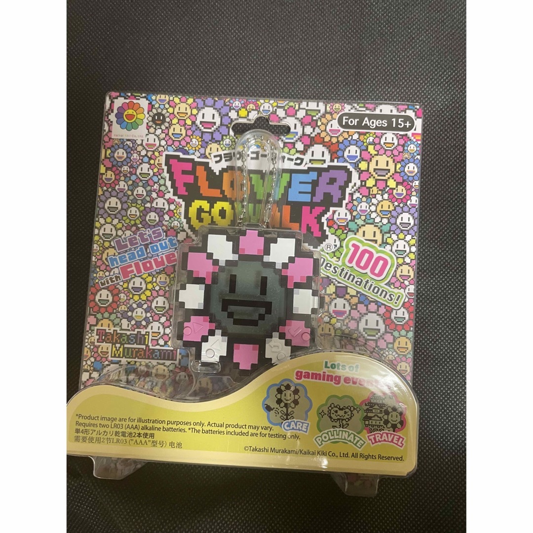 携帯用ゲーム機本体flower go walk 村上隆 pink white