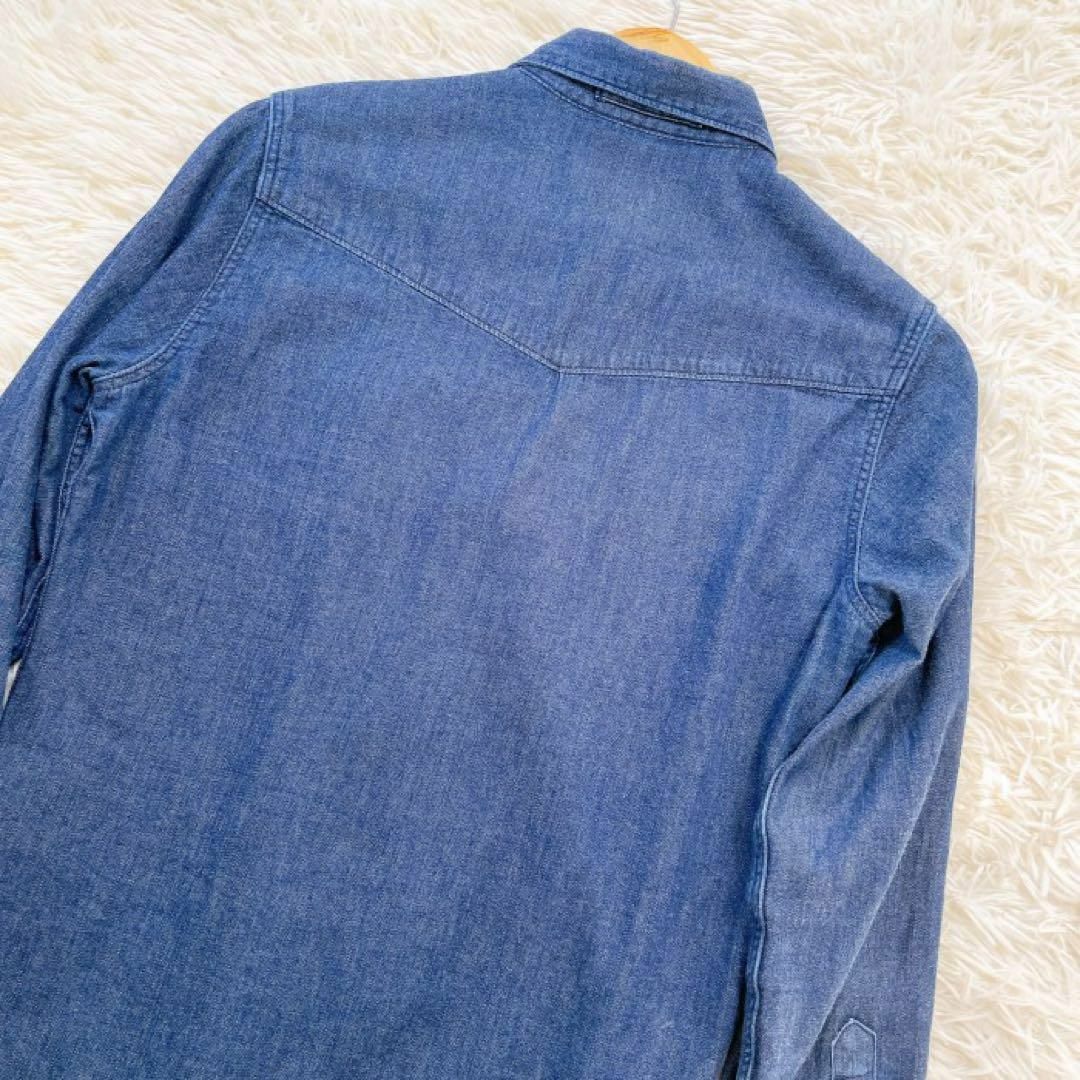 Levi's(リーバイス)のLEVI'S デニムシャツ コットン100% バングラデシュ製 ビンテージ XS メンズのトップス(シャツ)の商品写真