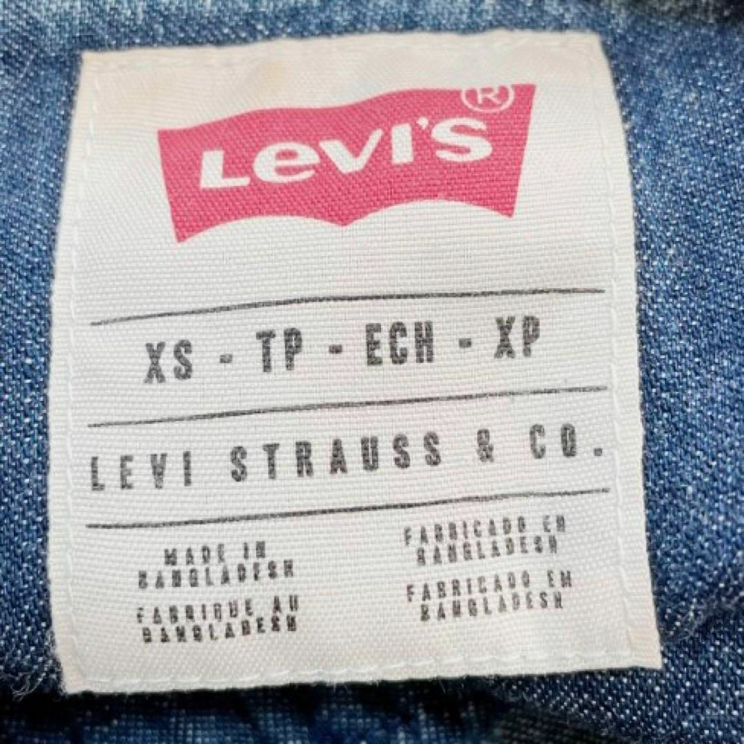 Levi's(リーバイス)のLEVI'S デニムシャツ コットン100% バングラデシュ製 ビンテージ XS メンズのトップス(シャツ)の商品写真