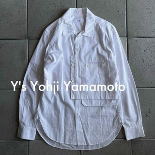 ワイズ(Y's)の2021SS Y'sワイズ ヨウジヤマモト ブロード レイヤード シャツ 3 白(シャツ/ブラウス(長袖/七分))