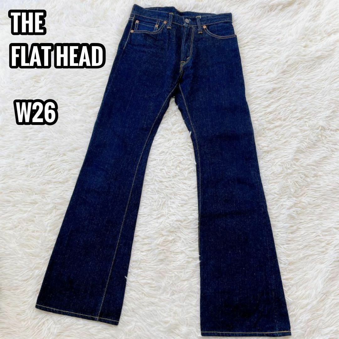 FLAT HEAD】フラットヘッド ブーツカット ジーンズ 3007 濃紺-eastgate.mk