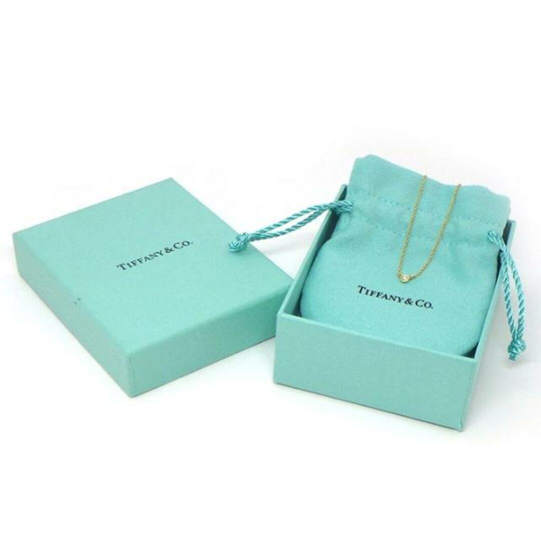 ティファニー Tiffany & Co. ネックレス バイ ザ ヤード シングル 60017719 1ポイント ダイヤモンド 0.05ct K18YG 【中古】