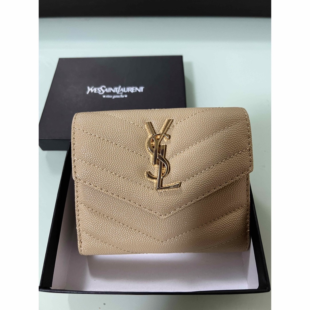 即買推奨！YSL ♬極美品 3つ折り財布 ☆コインケース ♡新品❤️さいふ