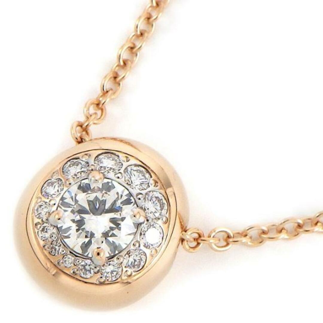 ポメラート Pomellato ネックレス ヌヴォラ ラウンドブリリアントカット センター ダイヤモンド 0.55ct(G/VS1/3EX) 13ポイント パヴェ ダイヤモンド 0.22ct K18PG