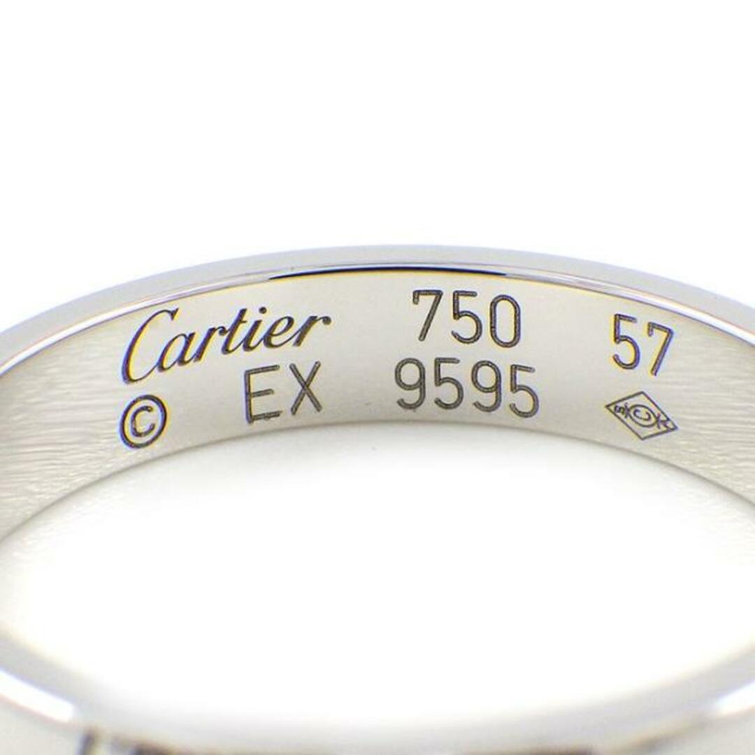 Cartier(カルティエ)のカルティエ Cartier リング ハッピーバースデー SM C2 2C ロゴ K18WG 16.5号 / #57 【中古】 レディースのアクセサリー(リング(指輪))の商品写真