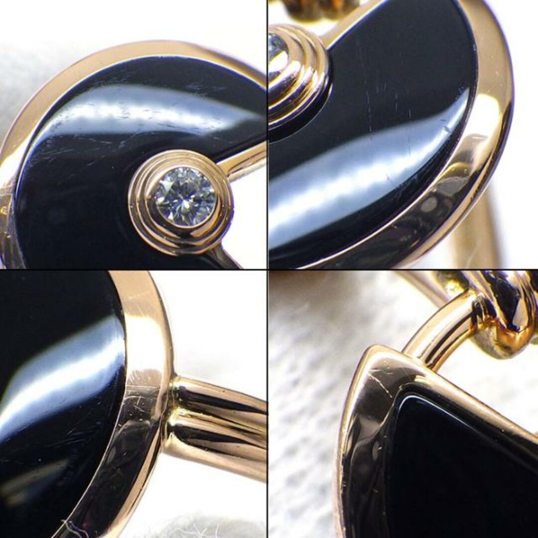 Cartier(カルティエ)のカルティエ Cartier リング アミュレット ラウンド オニキス 1ポイント ダイヤモンド K18PG 5号 / #46 【中古】 レディースのアクセサリー(リング(指輪))の商品写真