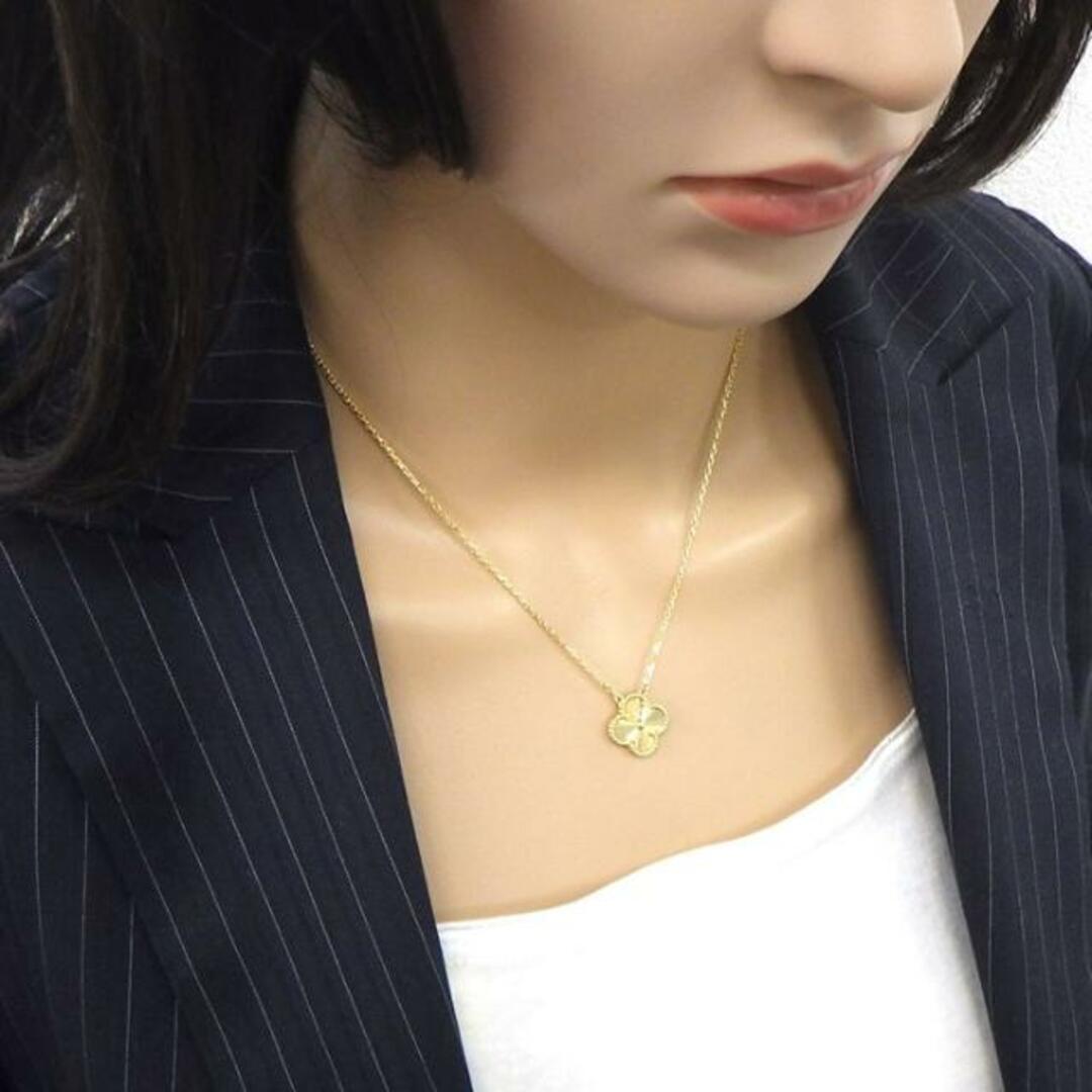 ヴァンクリーフ＆アーペル Van Cleef & Arpels ネックレス ヴィンテージアルハンブラ ギョーシェ VCARP4KL00 K18YG  【中古】