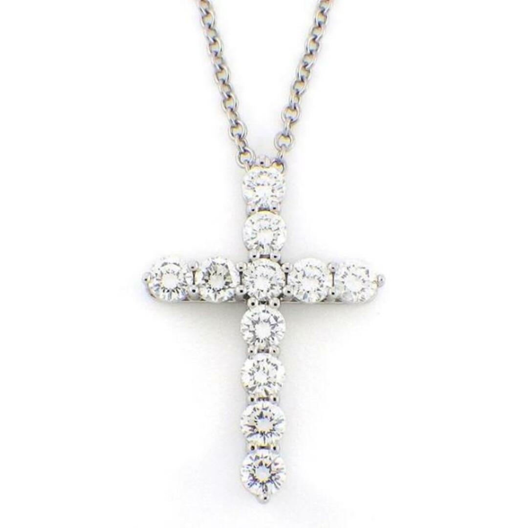 ティファニー Tiffany & Co. ネックレス スモール クロス 11ポイント ダイヤモンド PT950