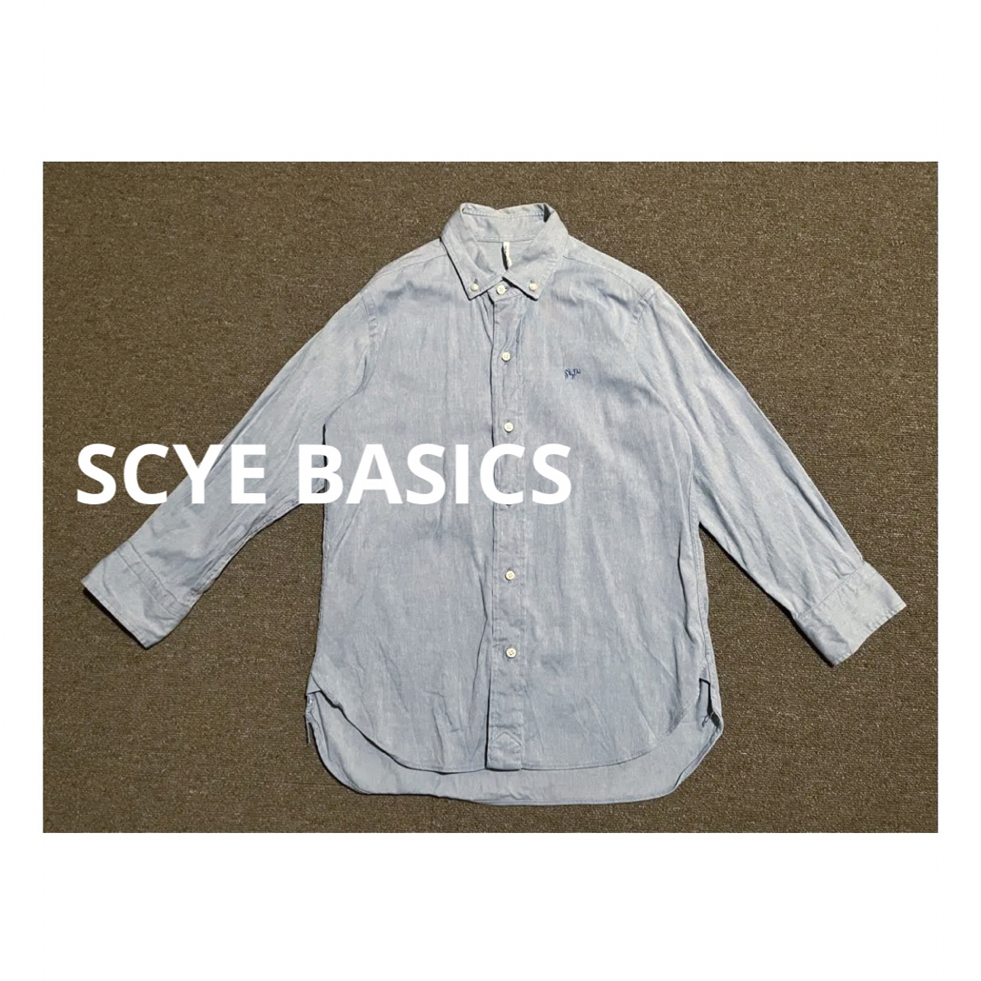 SCYE BASICS(サイベーシックス)のSCYE BASICS シャツ　38 オックスフォードシャツ　BSHOP レディースのトップス(シャツ/ブラウス(長袖/七分))の商品写真