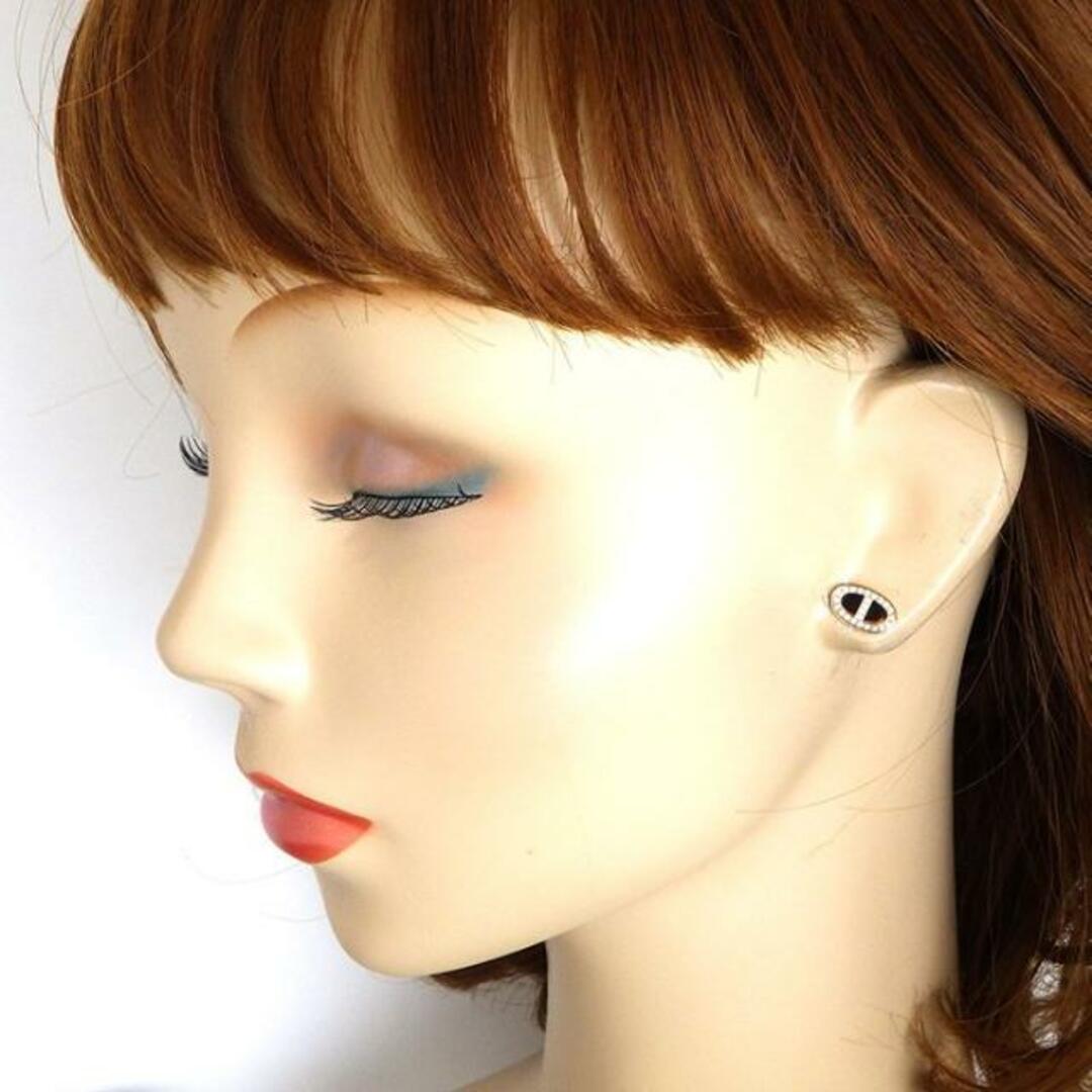 エルメス HERMES ピアス シェーヌダンクル コントゥール 48ポイント ダイヤモンド 計0.18ct K18PG 【箱・保付き】 【中古】 エルメス HERMES ピアス シェーヌダンクル コントゥール 48ポイント ダイヤモンド 計0.18ct K18PG 【箱・保付き】 【中古】