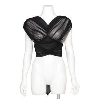 フェティコ FETICO GATHERED SHEER TOPの通販|ラクマ