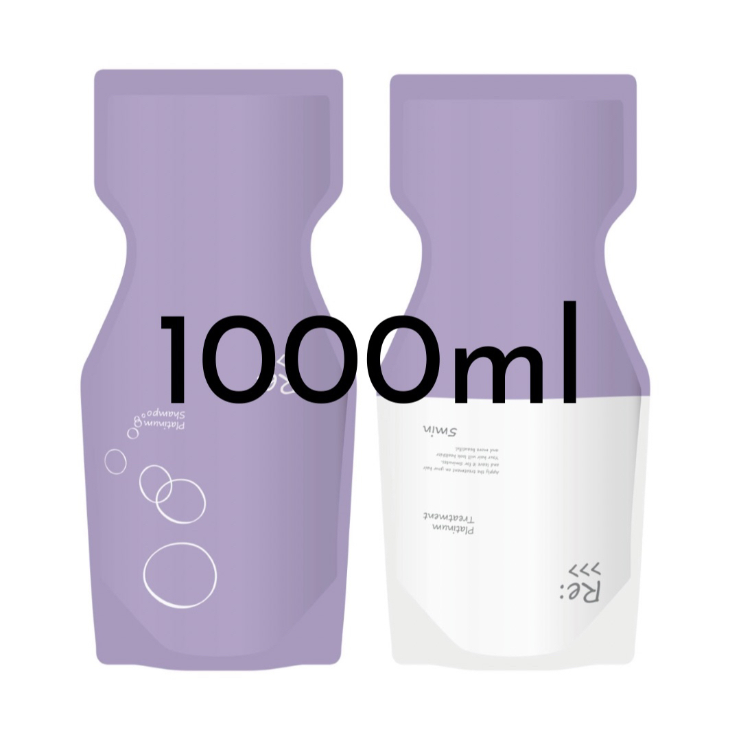 アジュバン プラチナムシャンプー&トリートメント 1000ml セット ...