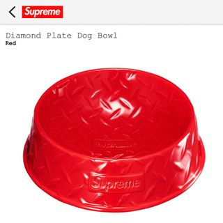 シュプリーム(Supreme)の【新品未開封】Supreme Diamond Plate Dog Bowl(犬)