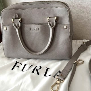 フルラ(Furla)の【美品】FURLA ハンドバッグ　ボストンバッグ　ショルダーバッグ(ハンドバッグ)
