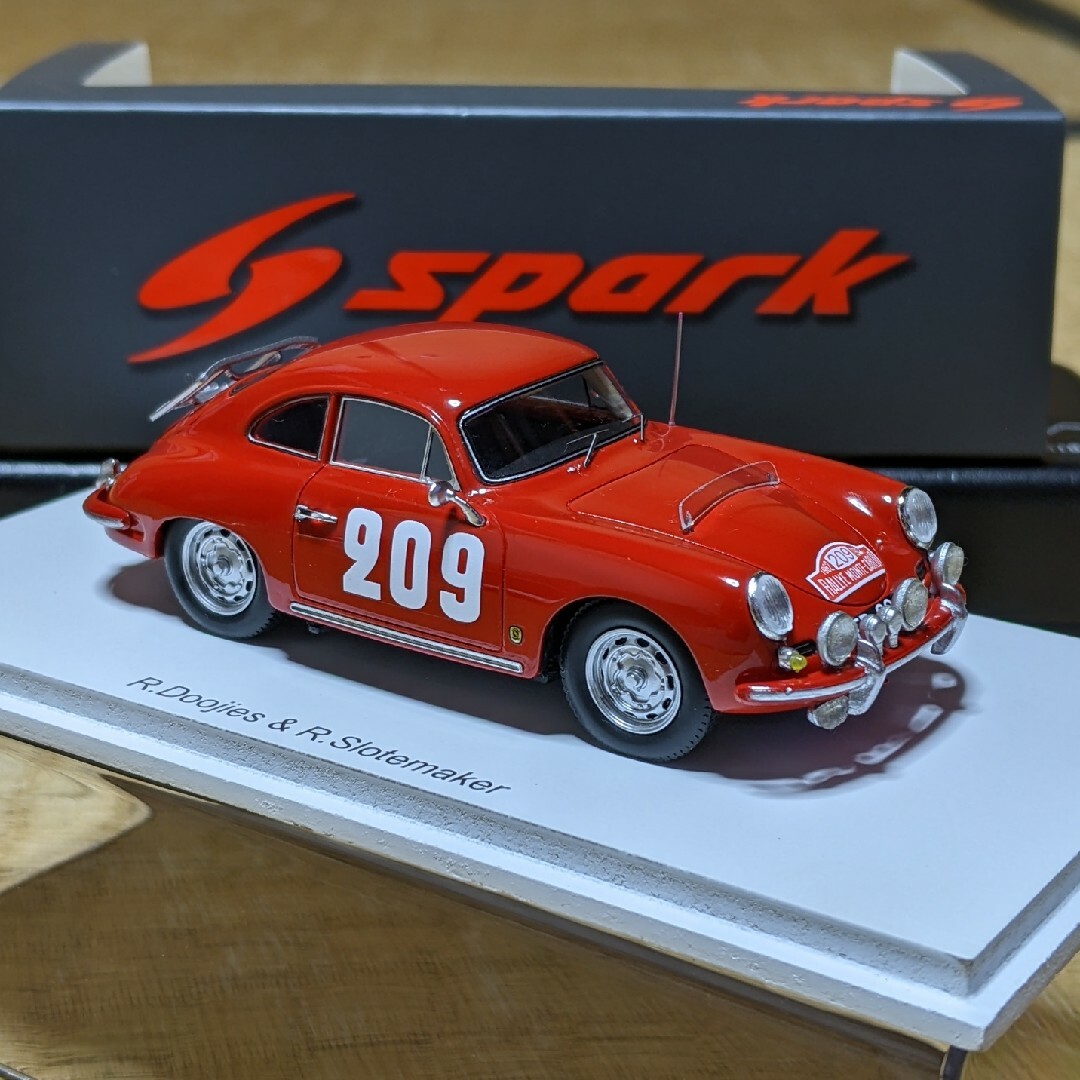 spark、スパーク1/43　ポルシェ356B T5  1600ミニカー