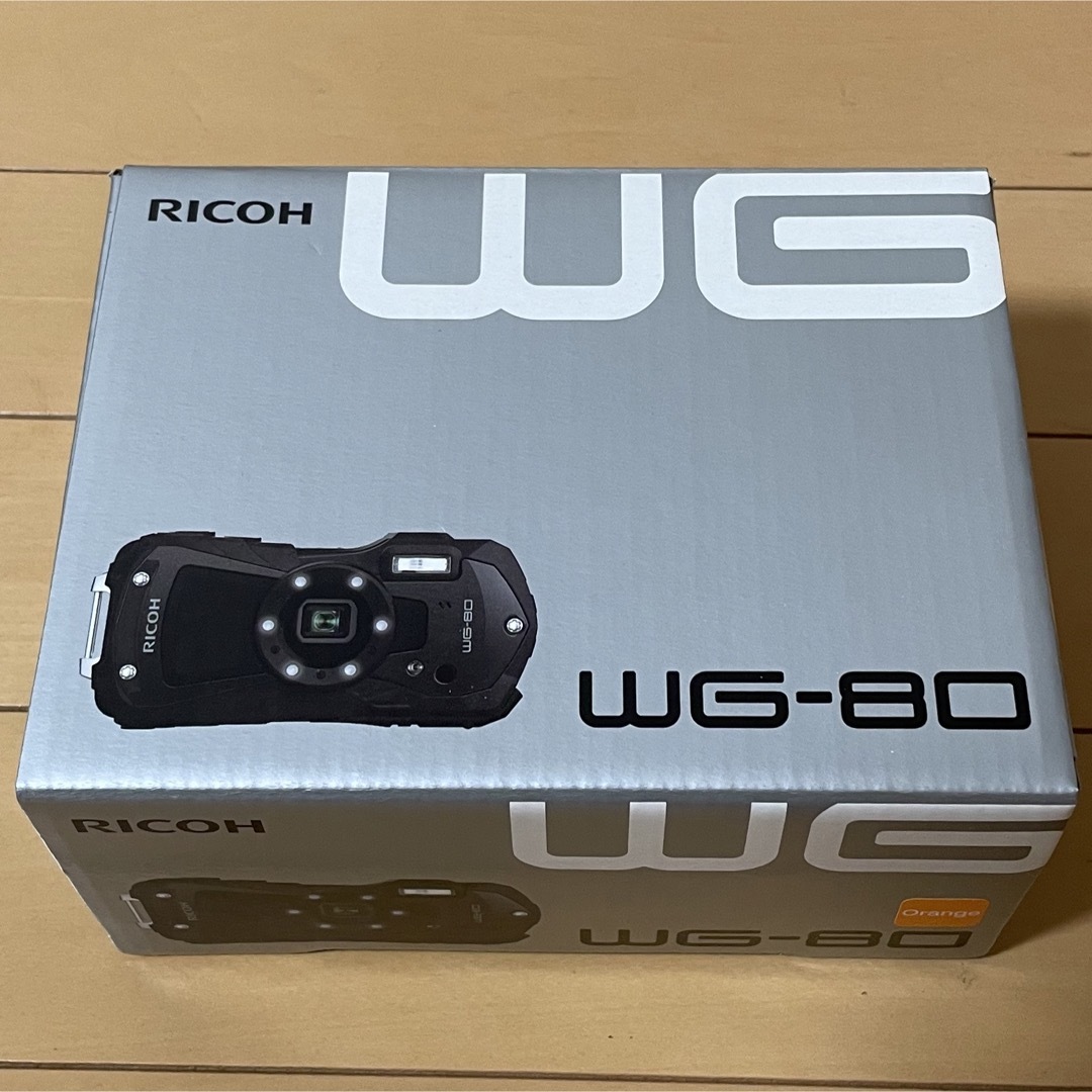 RICOH(リコー)のRICOH WG-80 オレンジ コンパクトデジタルカメラ スマホ/家電/カメラのカメラ(コンパクトデジタルカメラ)の商品写真