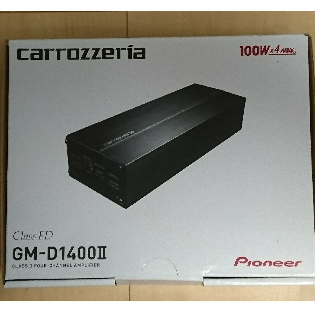 カロッツェリア(カロッツェリア)のPioneer カロッツェリア パワーアンプGM-1400 II 自動車/バイクの自動車(カーオーディオ)の商品写真