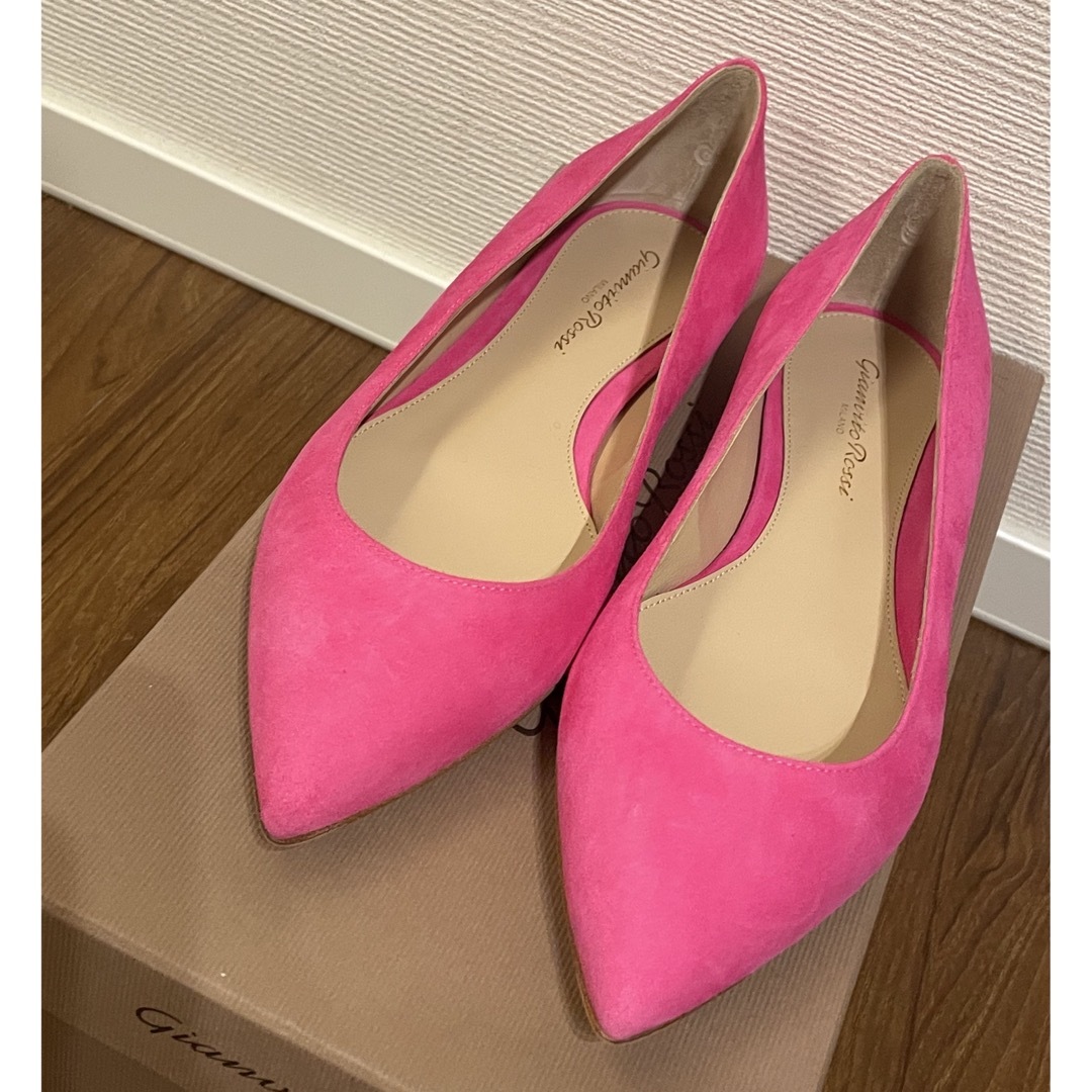 新品！Gianvito Rossi ジャンヴィッドロッシ　フラットパンプス靴/シューズ