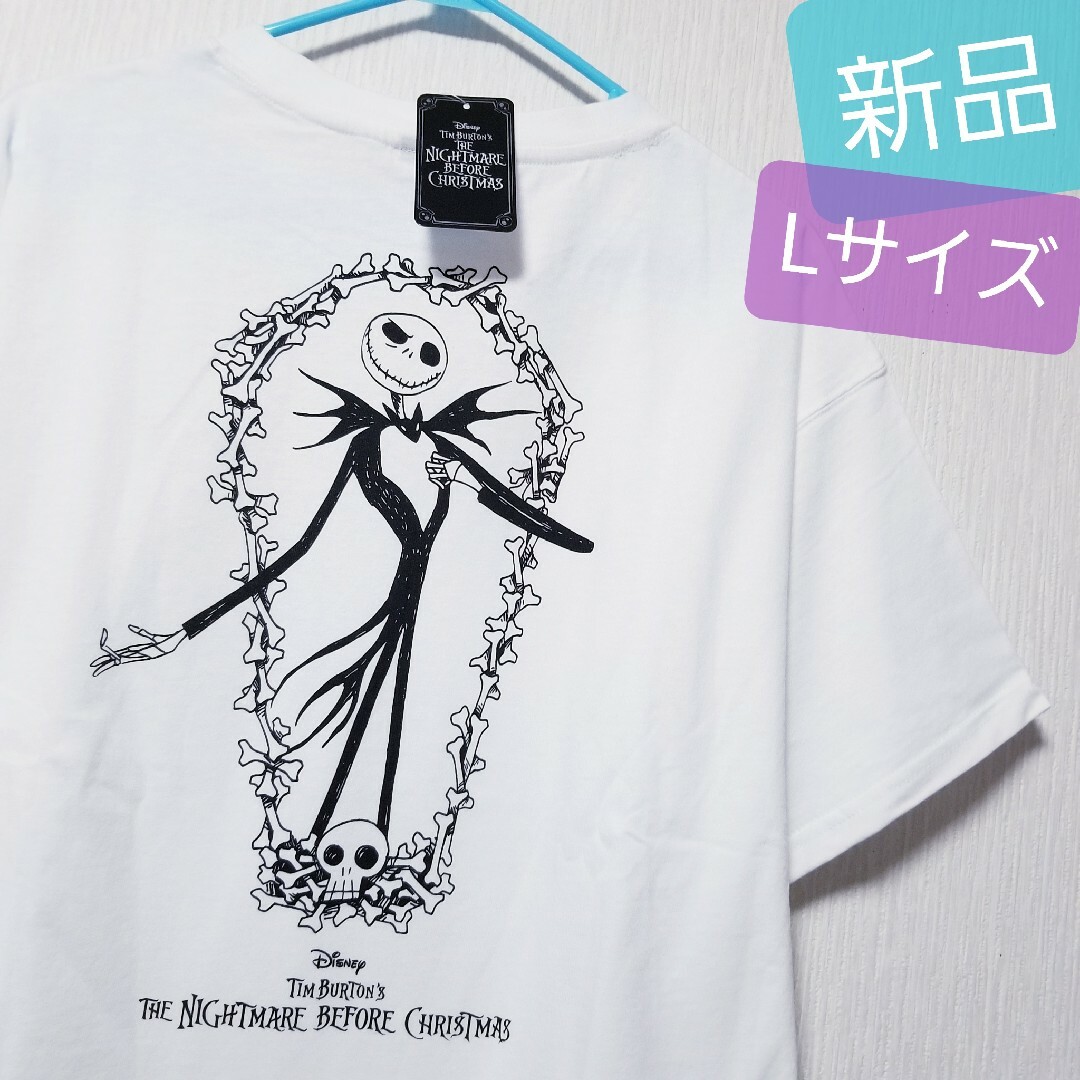 US◆ディズニー ナイトメアビフォアクリスマス Tシャツ メンズM