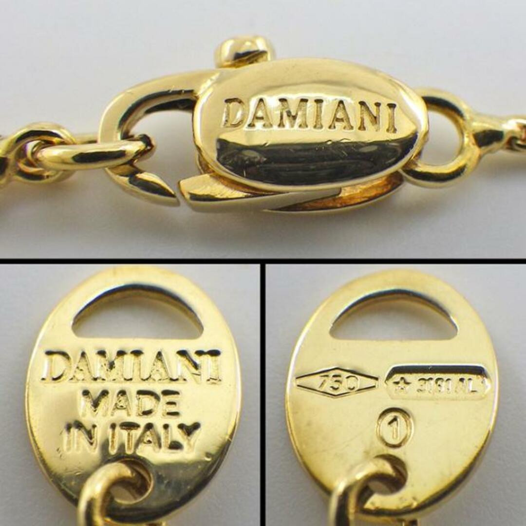 ダミアーニ DAMIANI ネックレス ベル エポック XS 20070300 ダブル クロス スクリューチェーン サイドダイヤ フル パヴェ ダイヤモンド K18YG 5