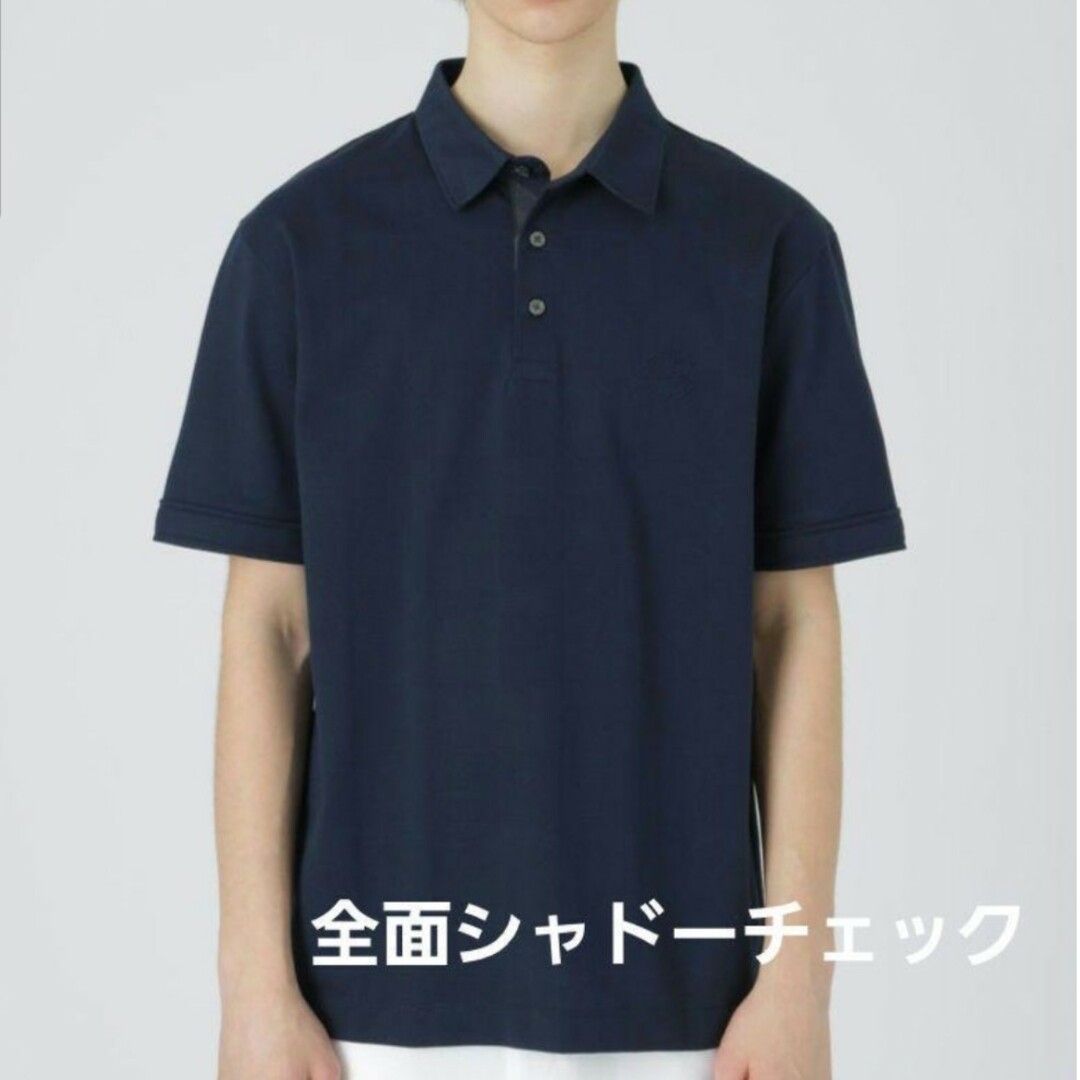 美品 バーバリー ブラックレーベルクレストブリッジ ポロシャツ