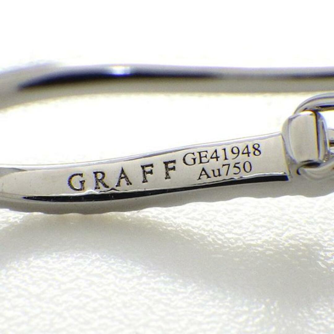 graff(グラフ)のグラフ Graff GRAFF ピアス フック ワイルドフラワー RGE1668 オープン パヴェ ダイヤモンド 計1.09ct K18WG 【中古】 レディースのアクセサリー(ピアス)の商品写真