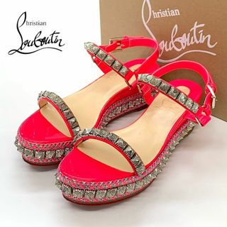 クリスチャンルブタン(Christian Louboutin)の5546 クリスチャンルブタン ピラリヤド パテント スタッズ サンダル(サンダル)