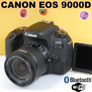 レンズフード付★美品 高性能 入門機 Wi-Fi★CANON EOS 9000D