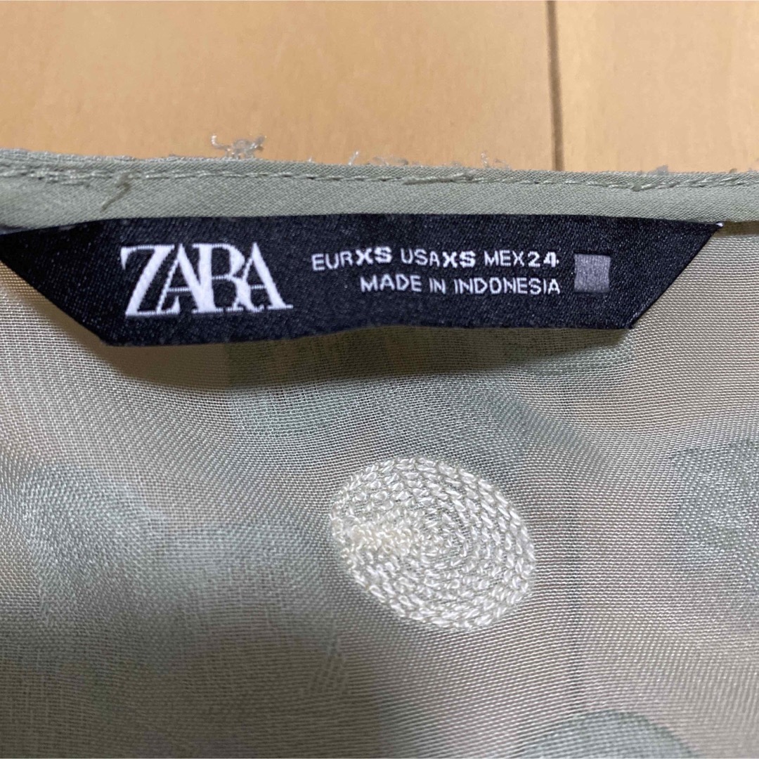 ZARA(ザラ)のZARA シフォントップス レディースのトップス(シャツ/ブラウス(長袖/七分))の商品写真