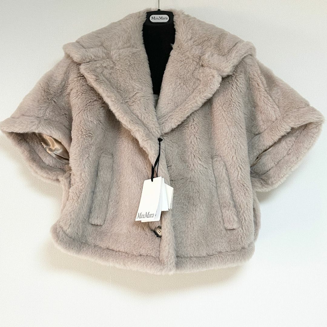 MAX MARA*Teddy CAMBUSAショート ケープ ジャケット コート