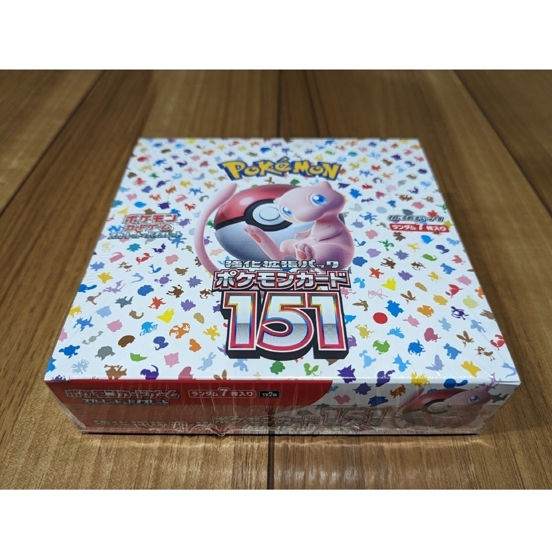 アウター ジャケット ポケモンカード151 8box 新品未開封 シュリンク