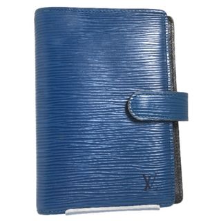 ヴィトン(LOUIS VUITTON) 手帳(メンズ)(ブルー・ネイビー/青色系)の