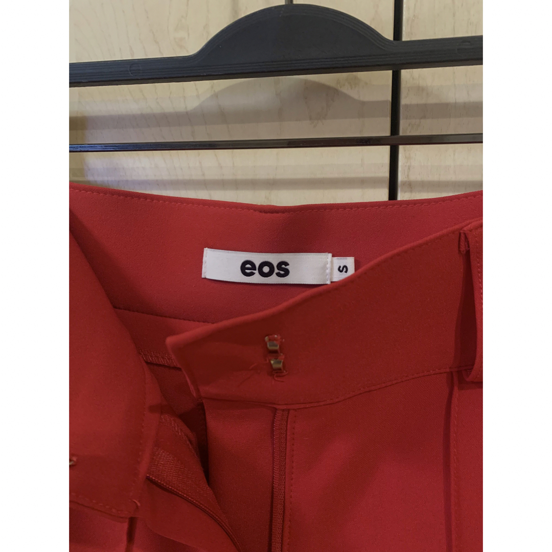 Ron Herman(ロンハーマン)の専用 【eos】high waist slim slacks レッド 赤 レディースのパンツ(カジュアルパンツ)の商品写真