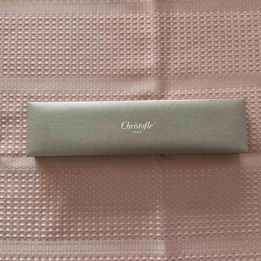 Christofle - クリストフル ユニ 箸 レッド ブラック 箸置き付き Christofle - クリストフル ユニ 箸 レッド ブラック 箸置き付き