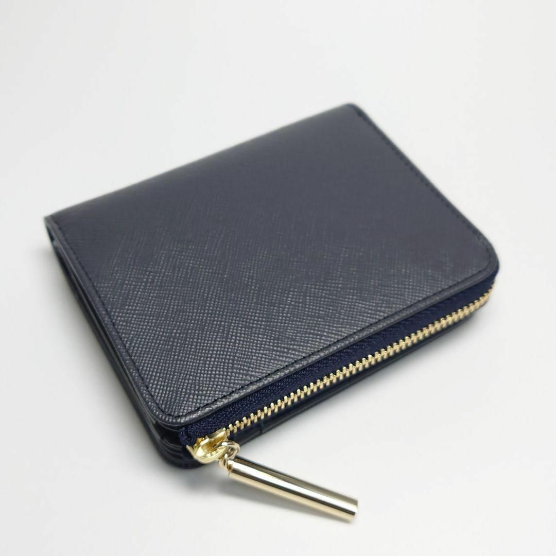 【新品未使用】ランバンオンブルー 二つ折り財布リュクサンブール ディープグリーン
