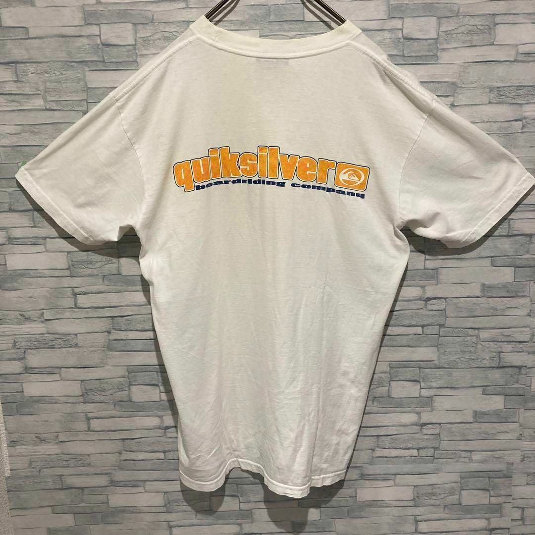 QUIKSILVER(クイックシルバー)のデカロゴ　クイックシルバー　Tシャツ　ビッグロゴ　背面 メンズのトップス(Tシャツ/カットソー(半袖/袖なし))の商品写真