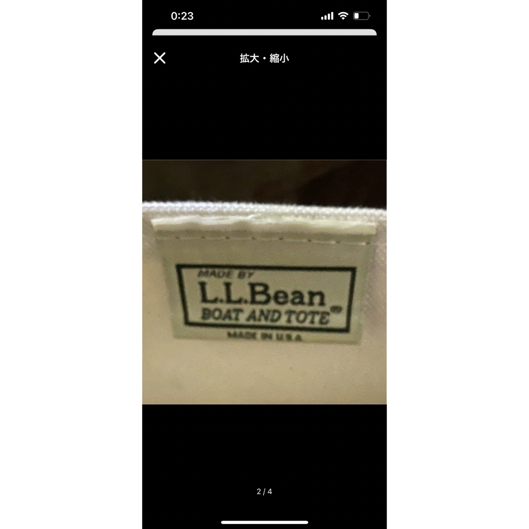 L.L.Bean(エルエルビーン)のL.L.Bean トートバッグ エルエルビーン レディースのバッグ(トートバッグ)の商品写真